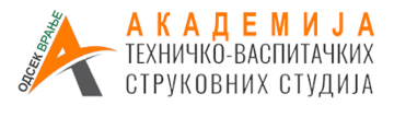 Академија техничко-васпитачких струковних студија Ниш - Одсек Врање logo