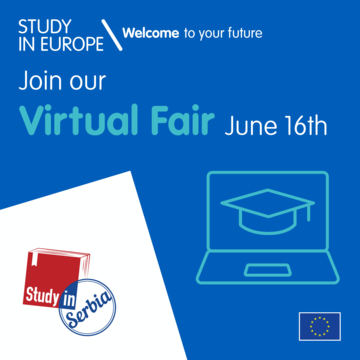 Study in Serbia participated in the Study in Europe Virtual Fair 2021